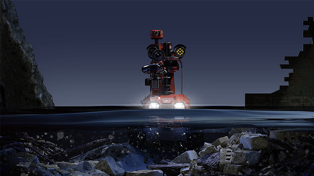 消防灭火机器人设计-消防机器人设计-机器人外观设计 消防灭火机器人设计-消防机器人设计-机器人外观设计