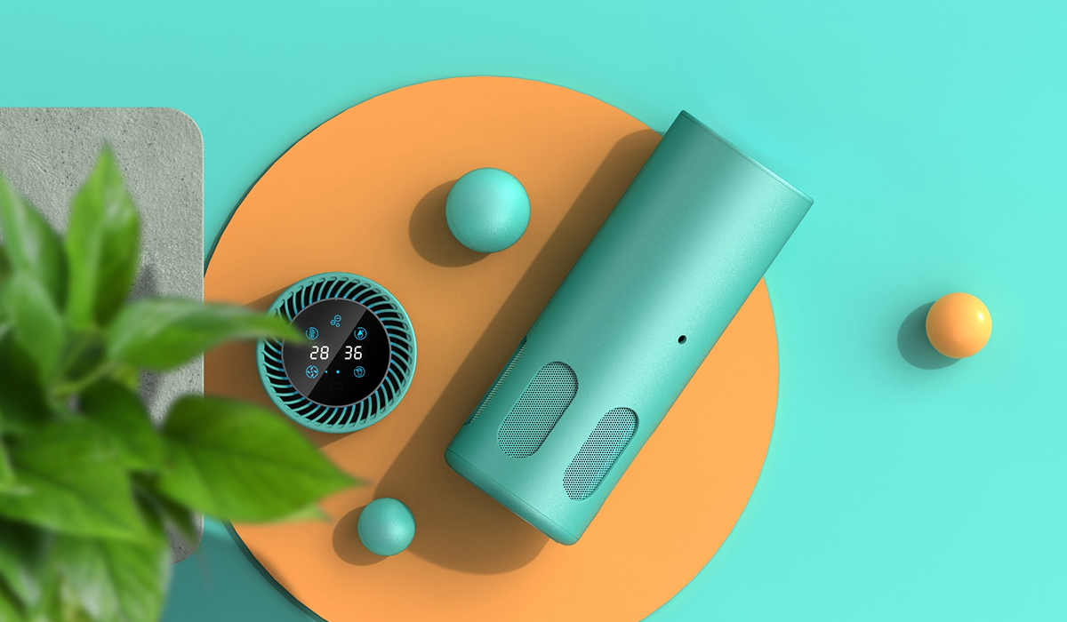 车载用空气净化器设计-空气净化器外观设计-空气净化器创新设计