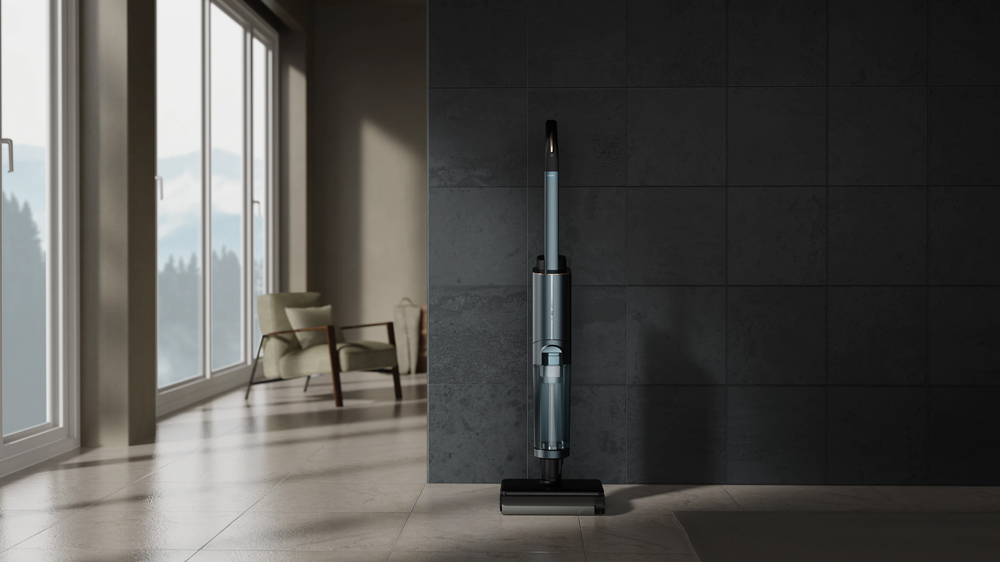 手推式洗地机产品设计-智能洗地机设计-洗地机外观工业设计